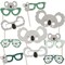 Big Dot of Happiness Koala Cutie Glasses and Masks - Paper Card Stock Bear Birthday Party and Baby Shower Photo Booth Props Kit - 10 Count